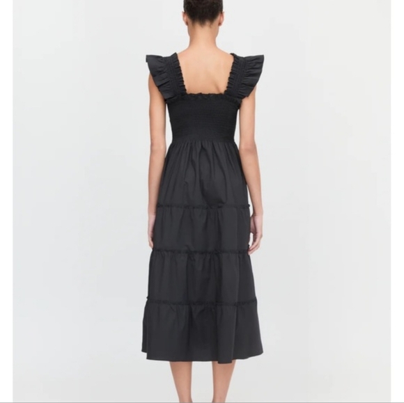 EUC Hill House Nap Midi Dress Black Size L - Picture 3 of 9